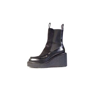 Rag & Bone Sloane Chelsea Boot Black Suede & Leather Size 7.5 | 38
